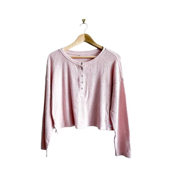 Calvin Klein cropped pink sweater - Picture 1 of 9